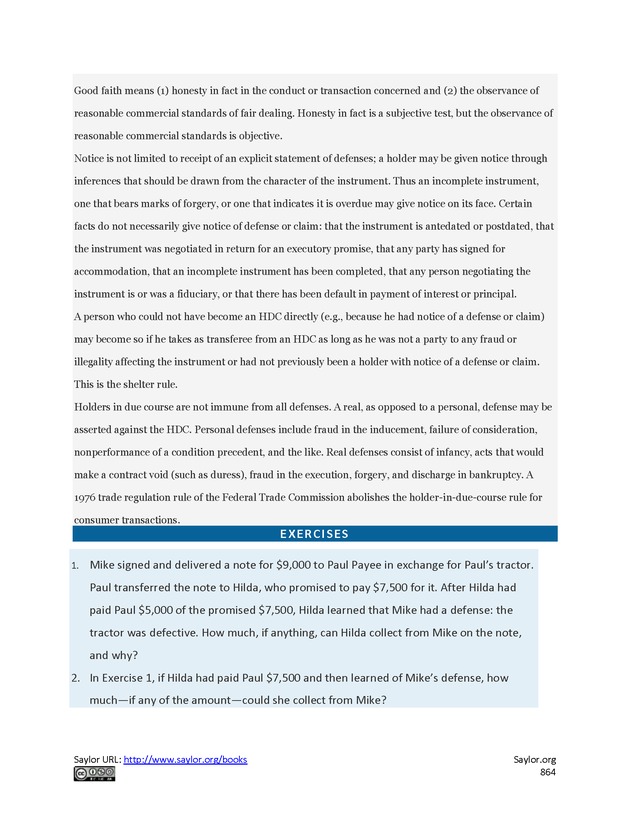 Business Law and the Legal Environment - Page 864